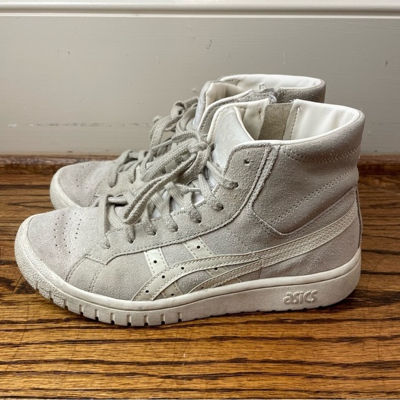 Asics Shoes - Asics Light Gray Suede High-Tops